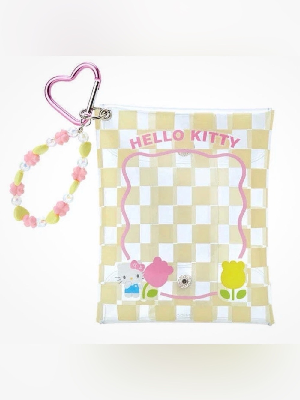 HELLO KITTY SANRIO CLEAR POUCH KEYCHAIN BRAND NEW #sanrio #hellokitty